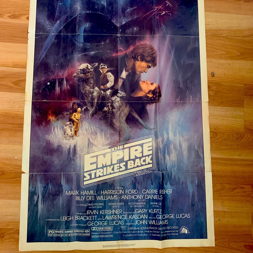 Authentic empire strikes back poster